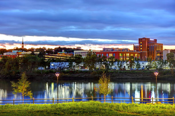 istock Bangor skyline along the Penobscot River 1201063677