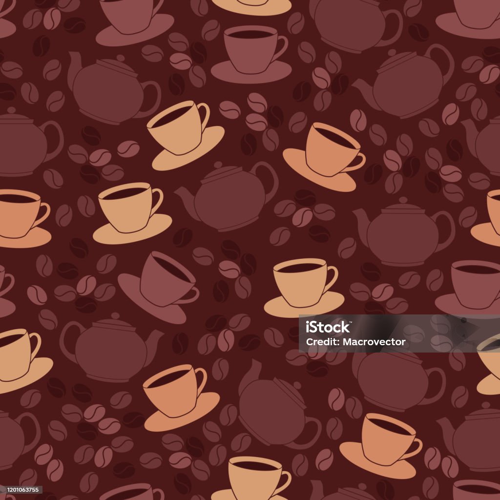 Abstract Patterns Restaurant Restaurant Seamless Pattern 2 Stock Illustration - Download Image Now ...