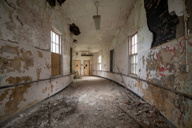 istock Abandoned Insane Asylum State Psychiatric Hospital 1201071313