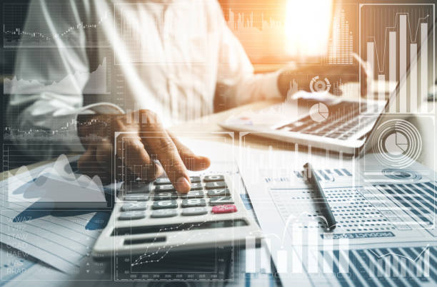 istock Big Data Technology for Business Finance Concept. 1201073089