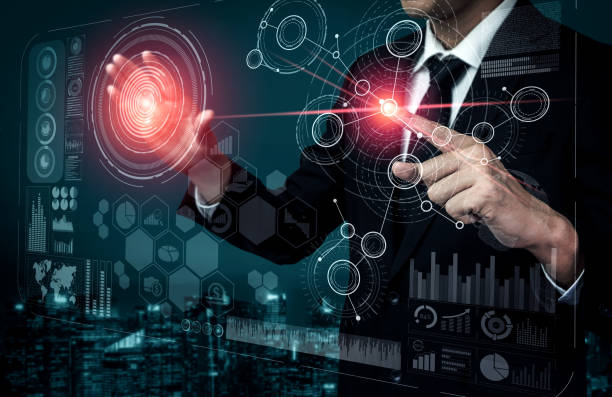 istock Big Data Technology for Business Finance Concept. 1201074001