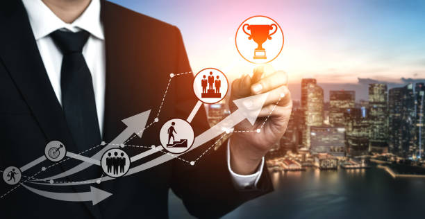 istock Achievement and Business Goal Success Concept. 1201074055