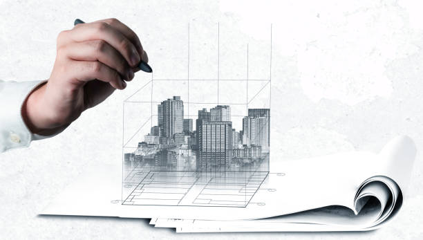 istock City civil planning and real estate development. 1201075454