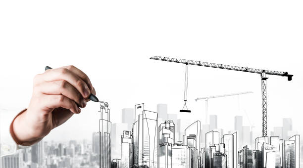istock City civil planning and real estate development. 1201075455