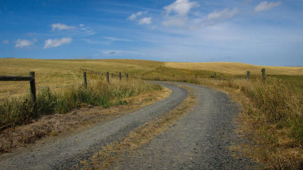 istock Entrance to a farmland 1201079349