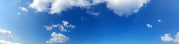 istock Panorama sky with cloud on a sunny day. Beautiful cirrus cloud. 1201080499