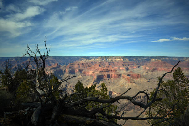 istock Wispy clouds above Grand Canyon national 1201081372
