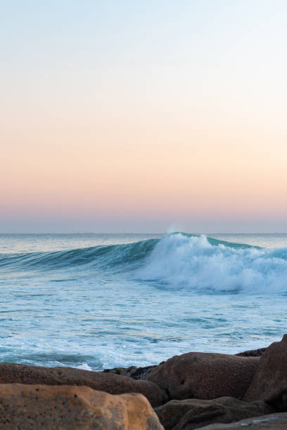 Anchor Point The famous Anchor Point near Taghazout, Morocco sunset agadir marocco stock pictures, royalty-free photos & images