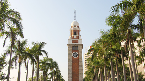 The Clock Tower is a landmark in Hong Kong. It is located on the southern shore of Tsim Sha Tsui, Kowloon
