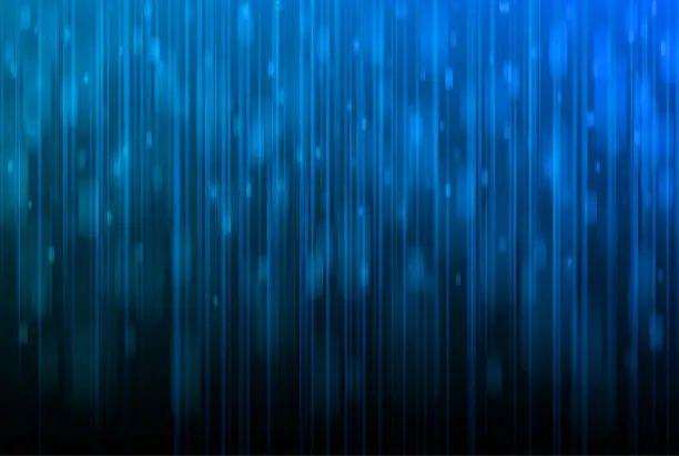 Vector illustration of Abstract blue blurred lines background