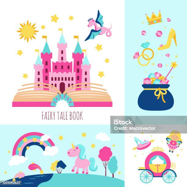 Tale Design Fairy Tale Design Concept 1 Stock Illustration - Download Image Now ...