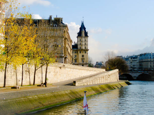 istock View of Paris from a River Seine Cruise Boat 1201094377