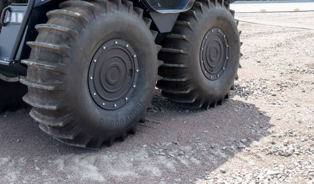 istock powerful off-road transporter, all-terrain vehicle for special missions 1201095326