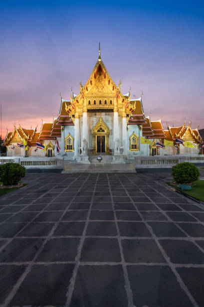istock Wat Benchamabopit Dusitvanaram a famous temple in Bangkok 1201102759