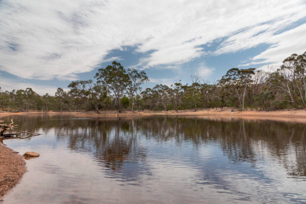 istock Drought affected water reservoir in outback Australia 1201109787
