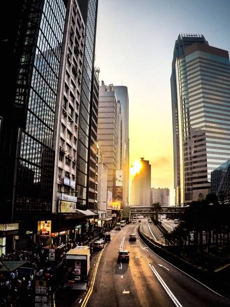 istock Sunset in Hong Kong 1201110562