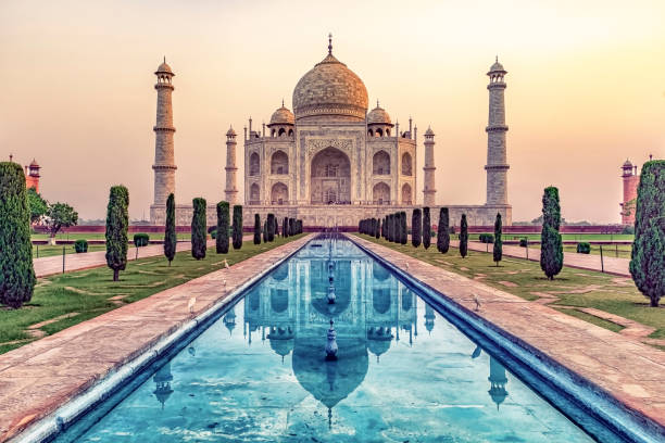 istock Taj Mahal mausoleum in Agra 1201110689