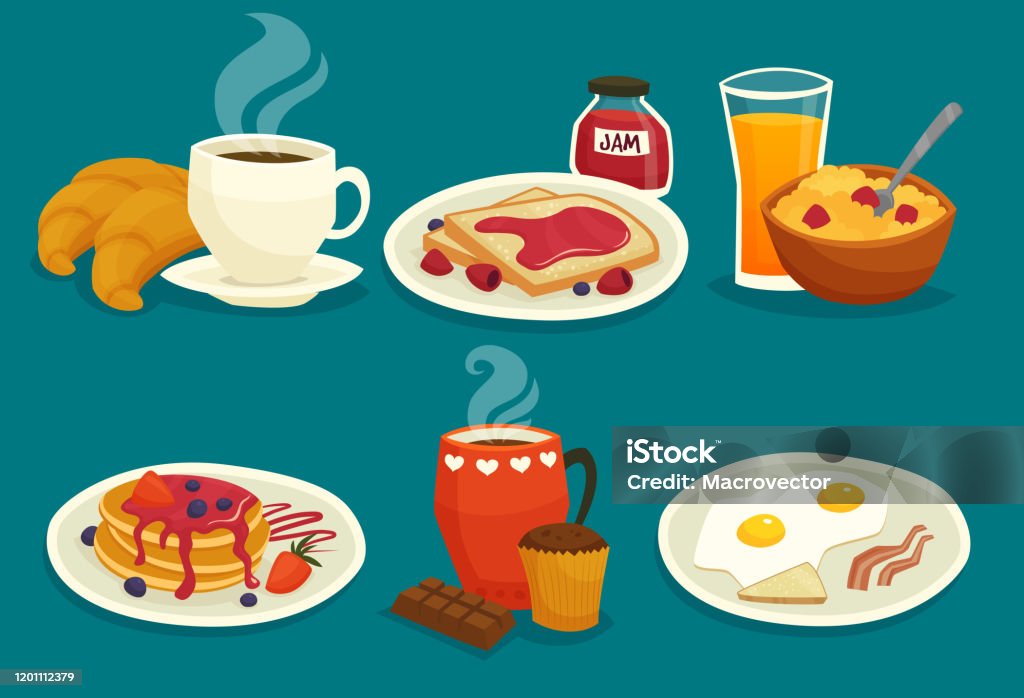 Ilustración de Desayuno Conjunto De Dibujos Animados Retro y más Vectores Libres de Derechos de Cuchara - Cuchara, Desayuno, Taza - iStock Ilustración de Desayuno Conjunto De Dibujos Animados Retro y más Vectores Libres de Derechos de Cuchara - Cuchara, Desayuno, Taza - iStock