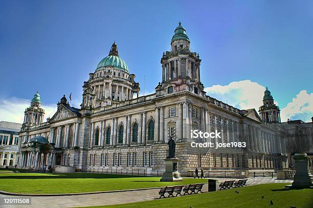 Exterior Of City Hall Building In Belfast Northern Ireland Stock Photo - Download Image Now