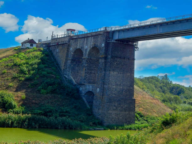 istock large stone railway bridge over the river 1201119186