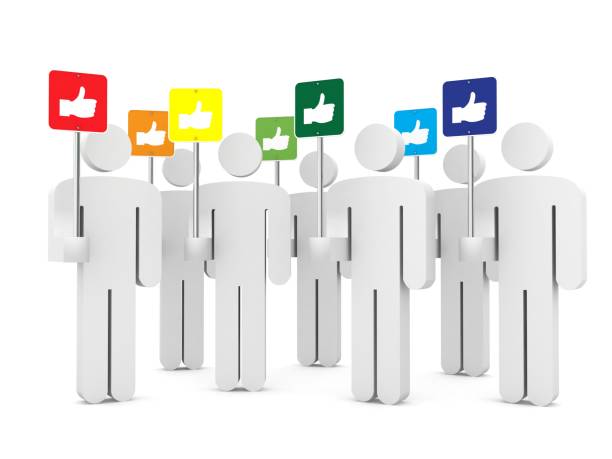 istock Social media icons people communication connection 1201119213