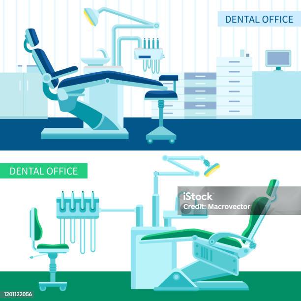 Dantist Room Banner Set Stock Illustration - Download Image Now - Dentist,  Sale, Advertisement - iStock