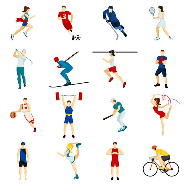 illustrations, cliparts, dessins animés et icônes de homme de sport de personnes - women business strength boxing