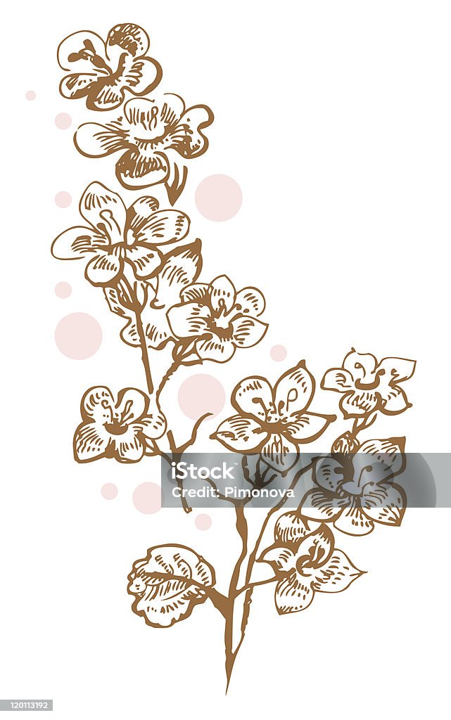 Fond Floral - clipart vectoriel de Beauté de la nature libre de droits