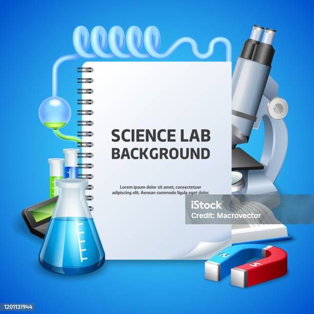 Science Guide Background Science Background Stock Illustration - Download Image Now - Analyzing ...