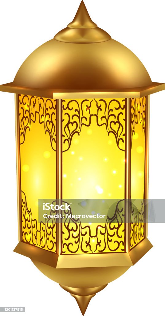 Ramadan Lamp Realistic Stock Illustration - Download Image Now - Fanous,  Icon Symbol, White Background - iStock
