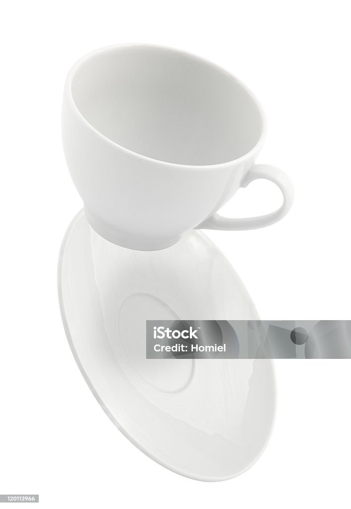 Chute tasse à café - Photo de Blanc libre de droits