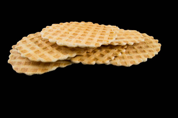 istock Mountain of cookies on a dark background 1201140382