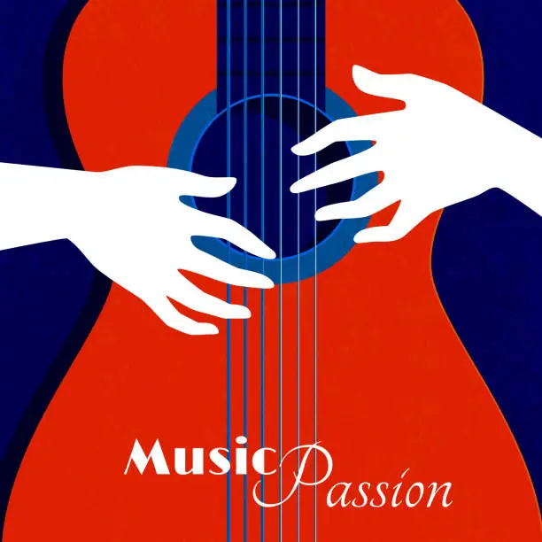 Vector illustration of music passion