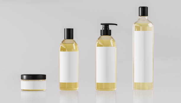 Mockup kit containers for cosmetics  - 3D illustration