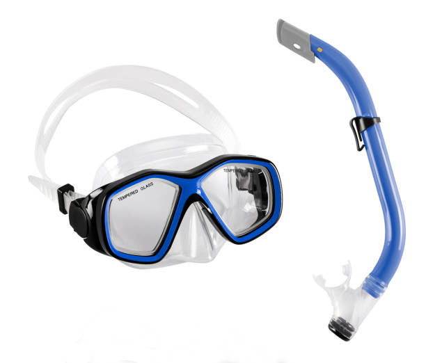 diving supplies isolated