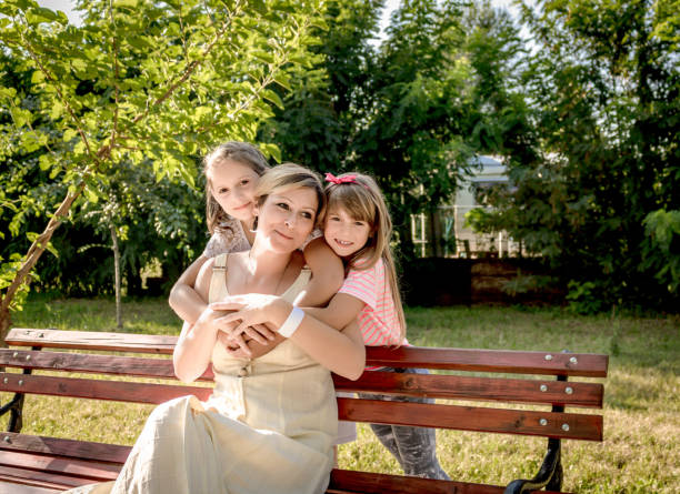 istock Love between mother and daughters. 1201143811