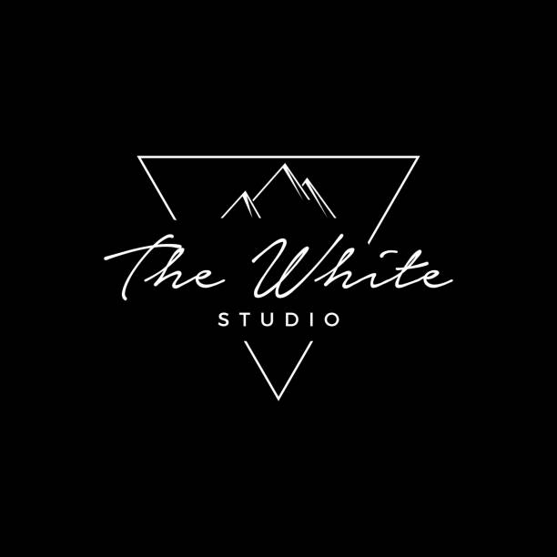 photo studio logo template, studio photography logo sign can use for your trademark,triangle branding identity or commercial brand photo studio logo template, studio photography logo sign can use for your trademark,triangle branding identity or commercial brand outline photos stock illustrations