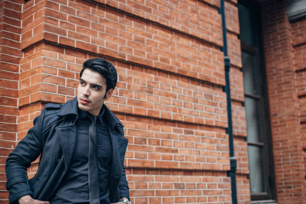 istock Man in black clothing 1201153386