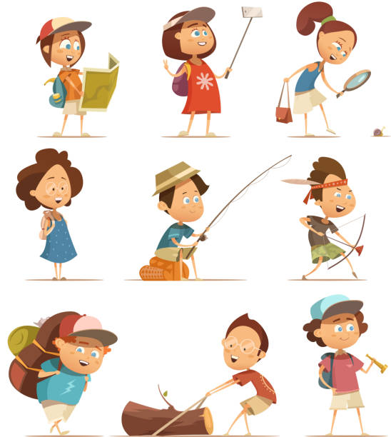 2,100+ Kids Fishing Cartoon Stock Photos, Pictures & Royalty-Free