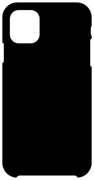 Smartphone case mockup template vector illustration (black) Smartphone case mockup template vector illustration (black) 背中 stock illustrations