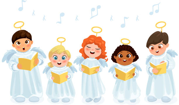 880+ Angels Singing Stock Illustrations, Royalty-Free Vector