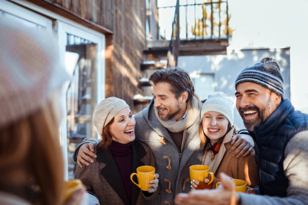 istock Friends Enjoying Mulled Wine 1201162463