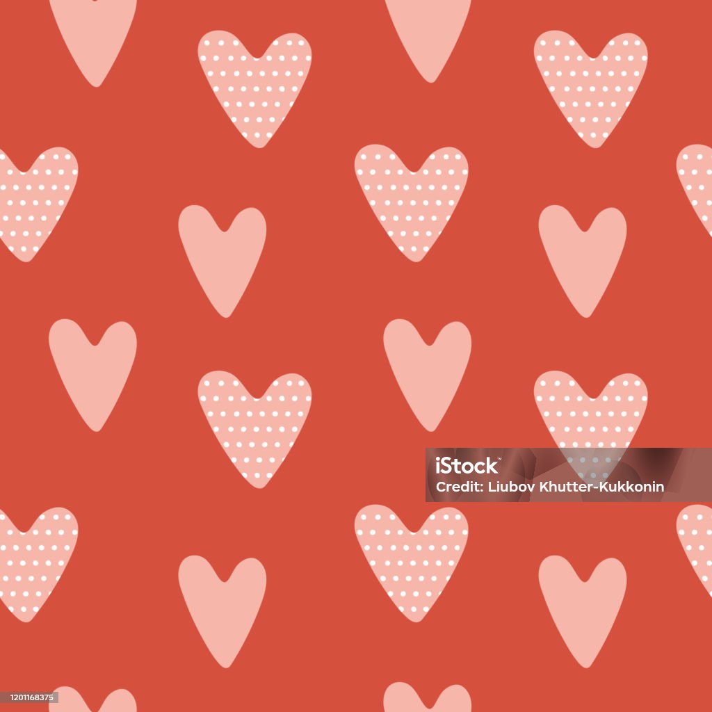 Heart Pattern Hand Drawn Heart Design Elements Valentines Day Texture Color  Doodle Heart Romantic Wallpaper Design With Symbol Of Love Vector  Illustration Stock Illustration - Download Image Now - iStock