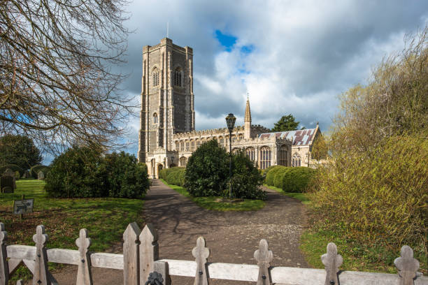 St Peter and St Paul's Parish Church, Lavenham village, Suffolk, England, UK.