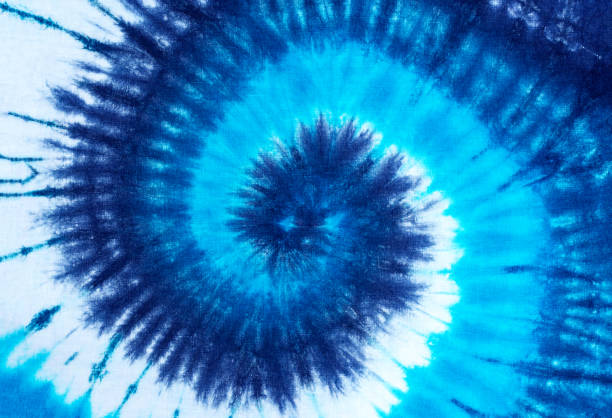 tie dye pattern fabric background - tie die imagens e fotografias de stock