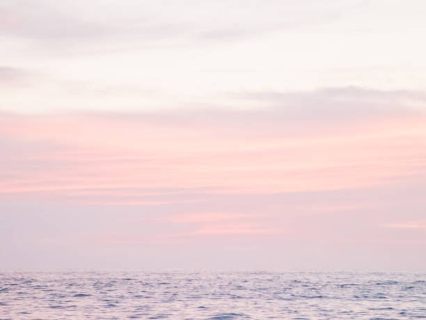 istock Pastel colours of sunset over Indian ocean 1201180073