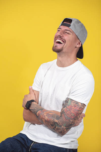 istock He smiling so hard that his stomach hurts him 1201192145