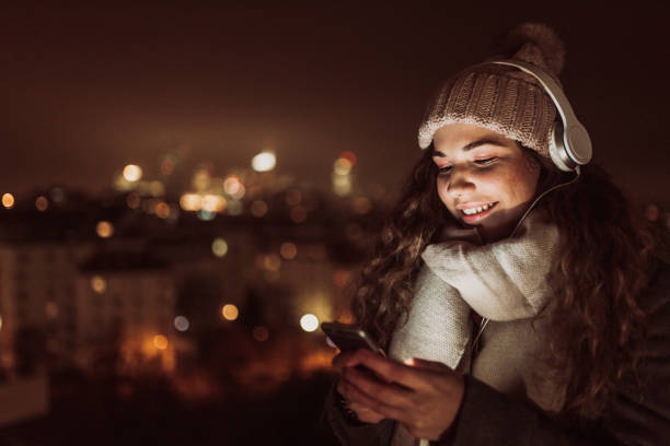 istock Young woman rides a tram in Vienna 1201192334
