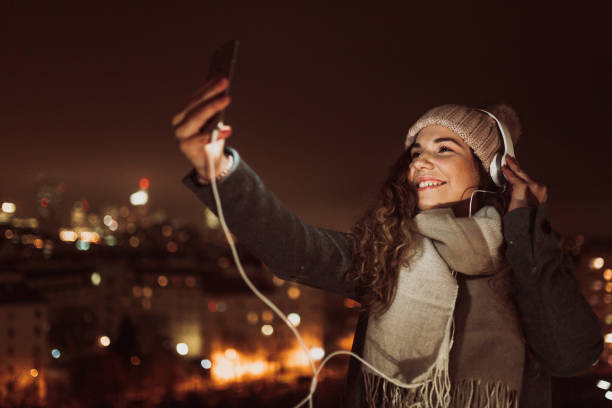 istock Young woman rides a tram in Vienna 1201194533
