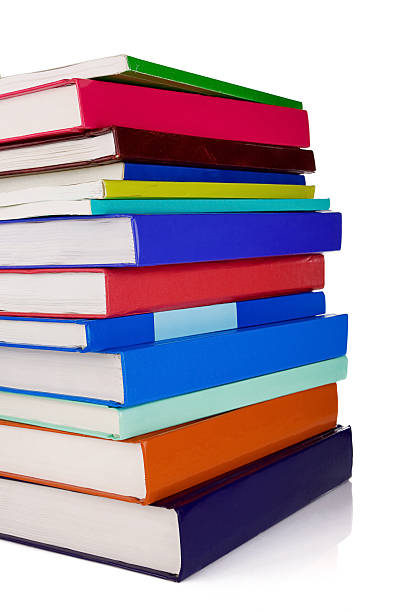 istock pile of new books isolated on white 120119741